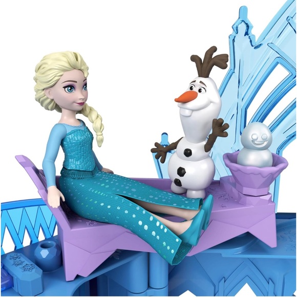 Disney Frozen❄️Storytime Stackers Elsa's Ice❄️Palace Set w Small Doll - Picture 7 of 9